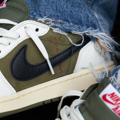 JORDAN 1 LOW X TRAVIS SCOTT ‘MEDIUM OLIVE’