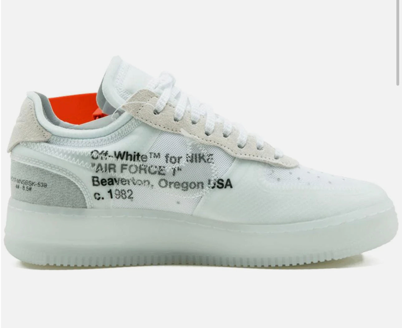 OFF-WHITE X NIKE AIR FORCE 1 LOW - WHITE