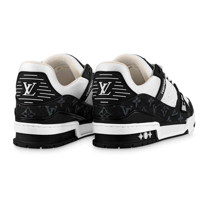 LOUIS VUITTON LV TRAINER WHITE BLACK WHITE