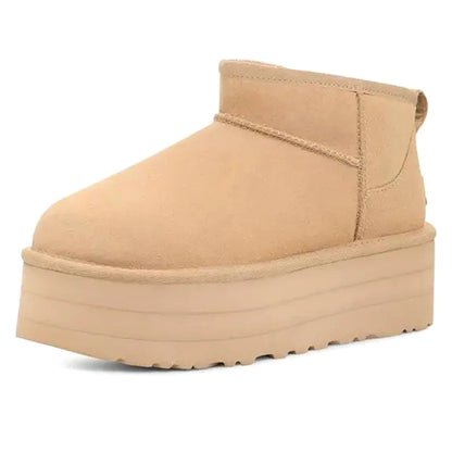 UGG CLASSIC ULTRA MINI PLATFORM DRIFTWOOD (W)