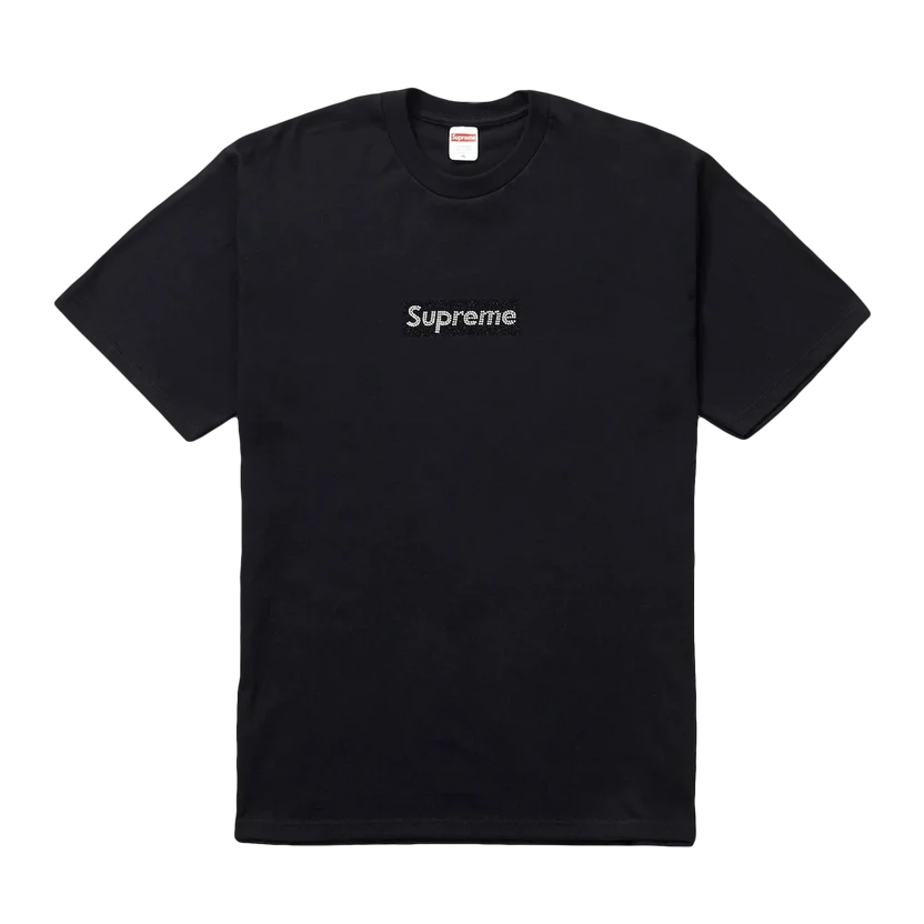 SUPREME X SWAROVSKI BOX LOGO T-SHIRT &