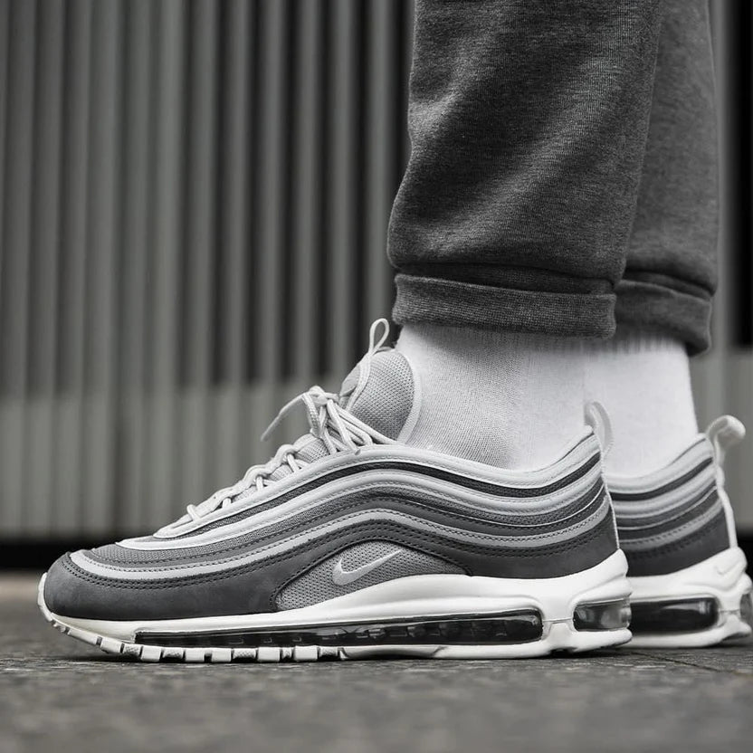 NIKE AIR MAX 97 PREMIUM WOLF GREY - DARK GREY