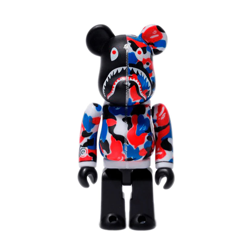 BEARBRICK X BAPE SHARK LONDON STORE 100% &amp; 400% SET