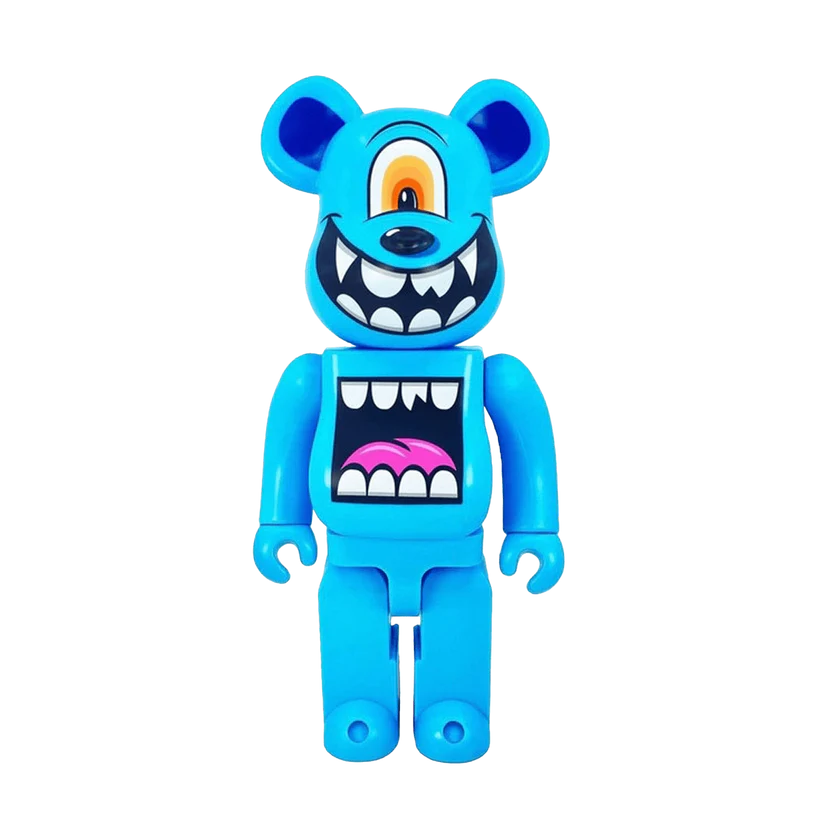 BEARBRICK X GREG MIKE HIBEARNATION DESIGNERCON EXCLUSIVE 400% “BLUE”