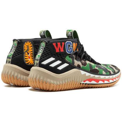 BAPE X ADIDAS DAME 4 &quot;GREEN CAMO&quot;