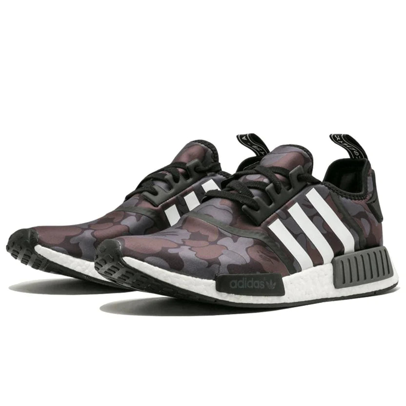 BAPE X ADIDAS NMD_R1 BLACK CAMO