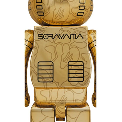 BEARBRICK X BAPE X HAJIME SORAYAMA CAMO SHARK 1000% “GOLD”