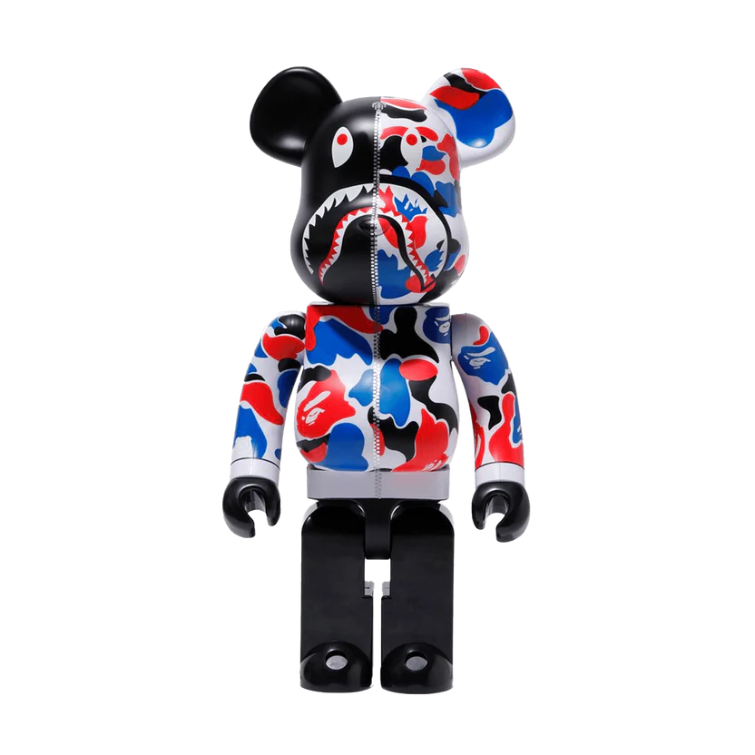 BEARBRICK X BAPE SHARK LONDON STORE 1000%