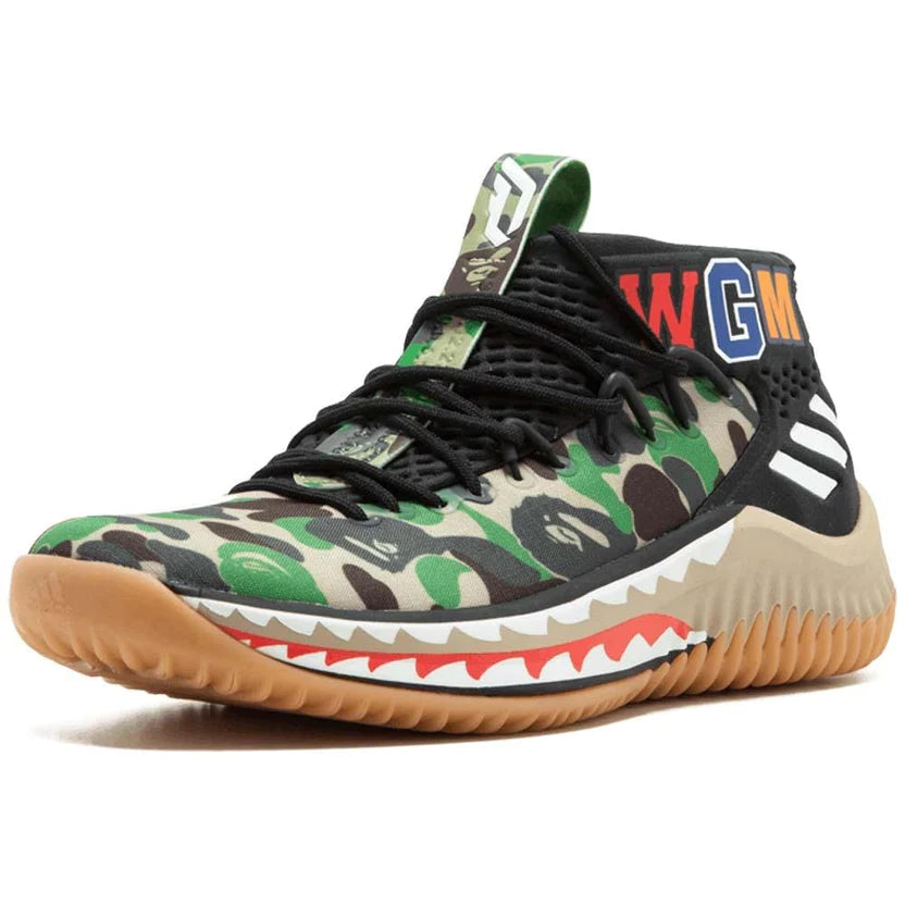 BAPE X ADIDAS DAME 4 &quot;GREEN CAMO&quot;