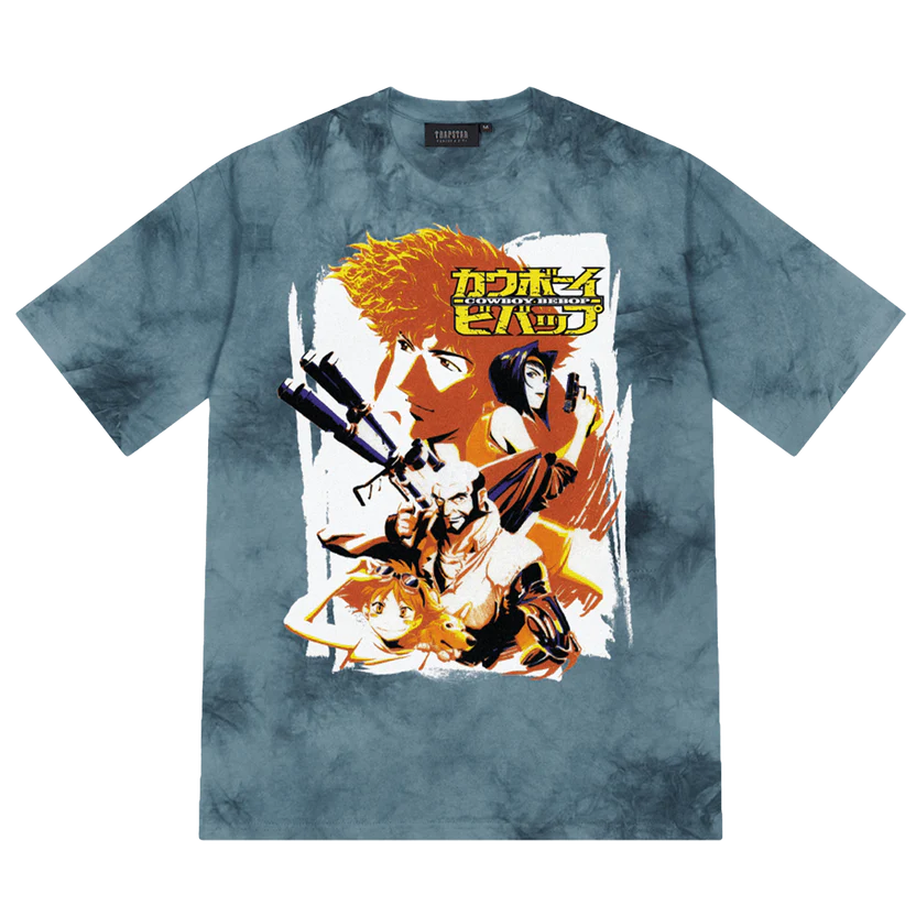 TRAPSTAR X COWBOY BEBOP TIE DYE TEE