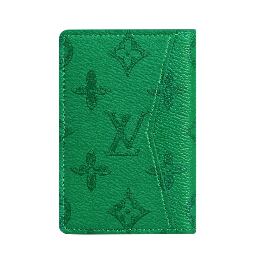 LOUIS VUITTON POCKET ORGANIZER MONOGRAM GREEN