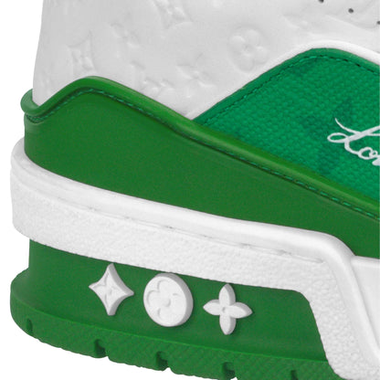 LOUIS VUITTON TRAINER LOW WHITE GREEN