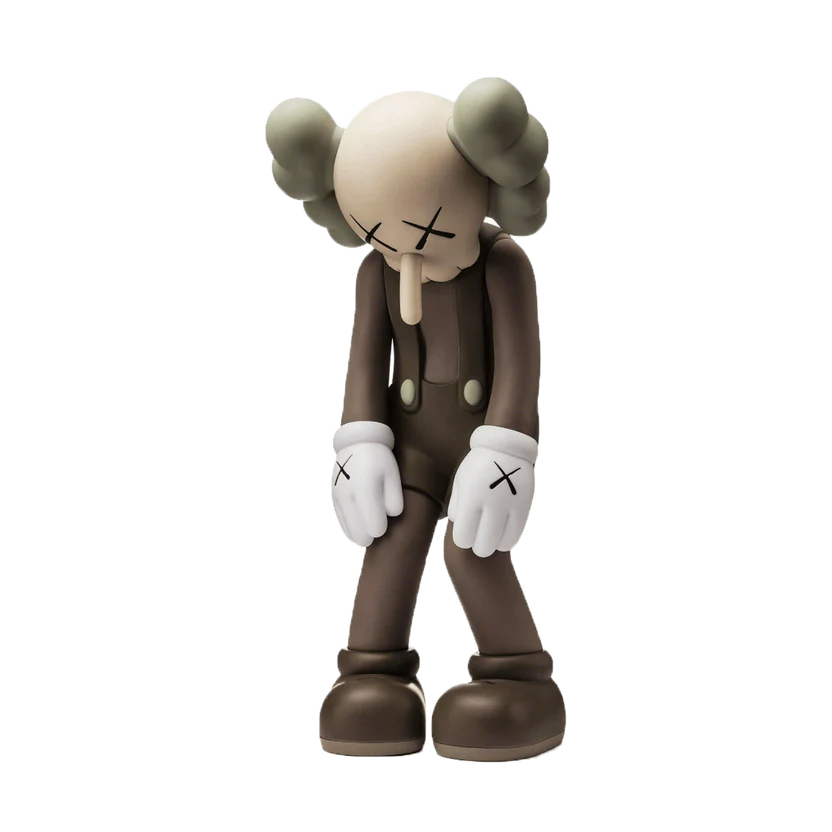 KAWS SMALL LIE COMPANION VINYL FIGURE BROWN