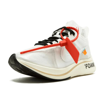 OFF-WHITE X NIKE ZOOM FLY ‘WHITE-WHITE MUSLIN