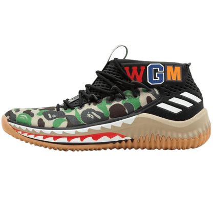 BAPE X ADIDAS DAME 4 &quot;GREEN CAMO&quot;