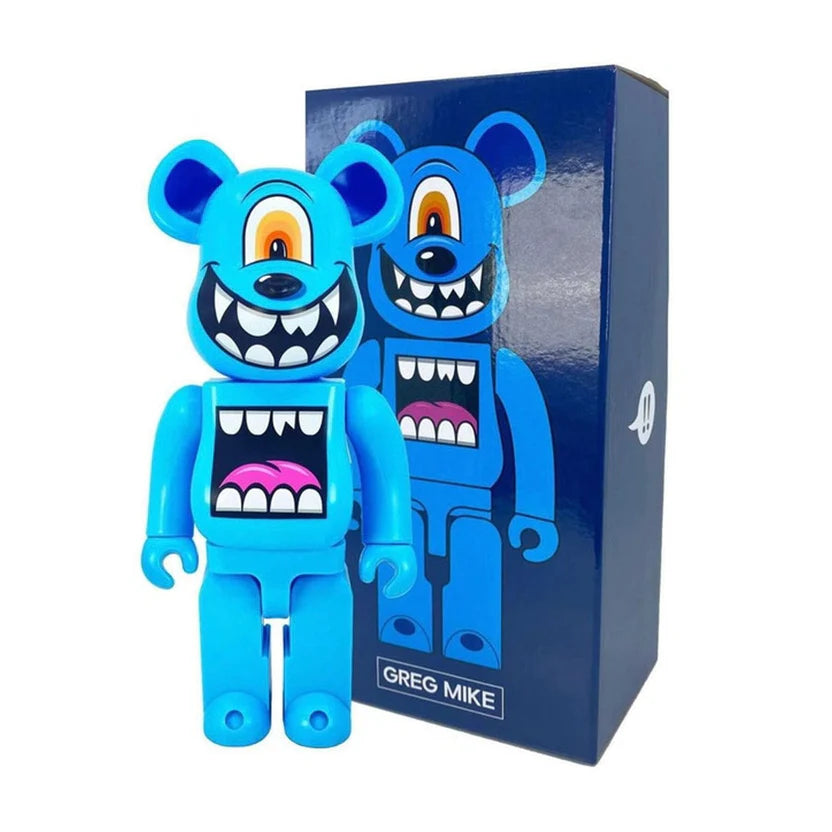 BEARBRICK X GREG MIKE HIBEARNATION DESIGNERCON EXCLUSIVE 400% “BLUE”