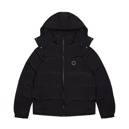 TRAPSTAR IRONGATE DETACHABLE HOODED PUFFER JACKET - BLACK EDITION