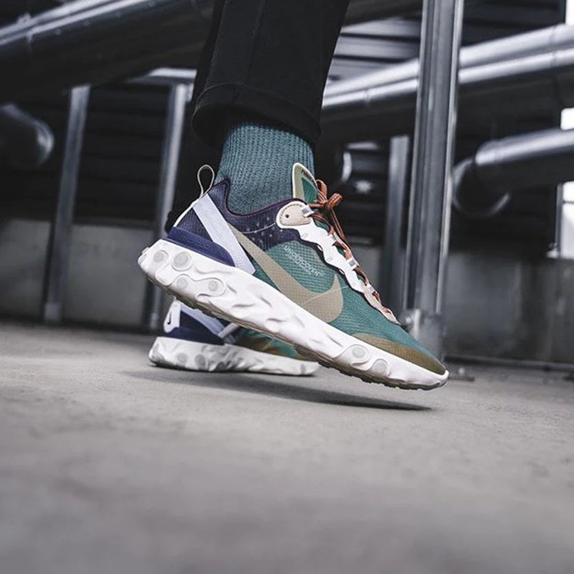 UNDERCOVER X NIKE REACT ELEMENT 87 GREEN BLACK