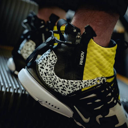 ACRONYM X NIKE AIR PRESTO MID DYNAMIC YELLOW