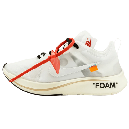 OFF-WHITE X NIKE ZOOM FLY ‘WHITE-WHITE MUSLIN