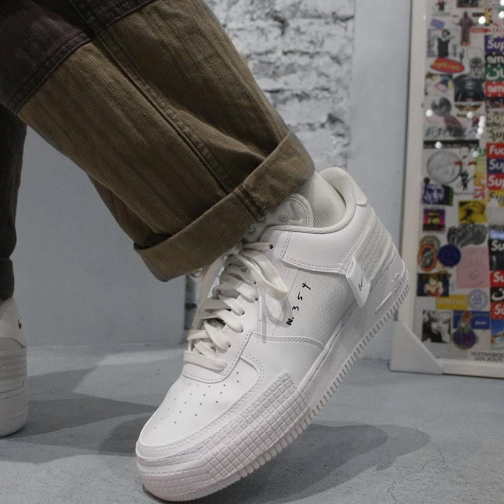 NIKE AIR FORCE 1 TYPE WHITE