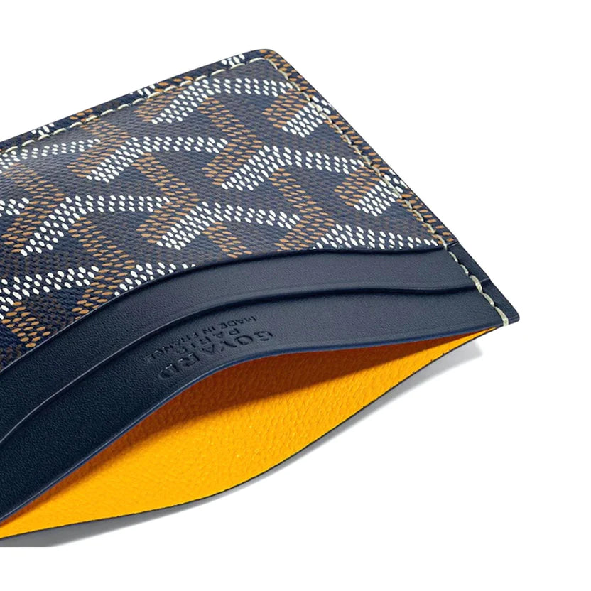 GOYARD SAINT SULPICE NAVY BLUE CARD HOLDER