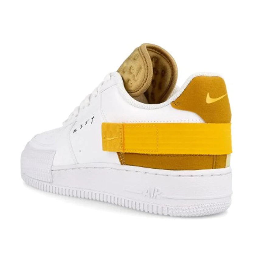 NIKE AIR FORCE 1 TYPE WHITE GOLD