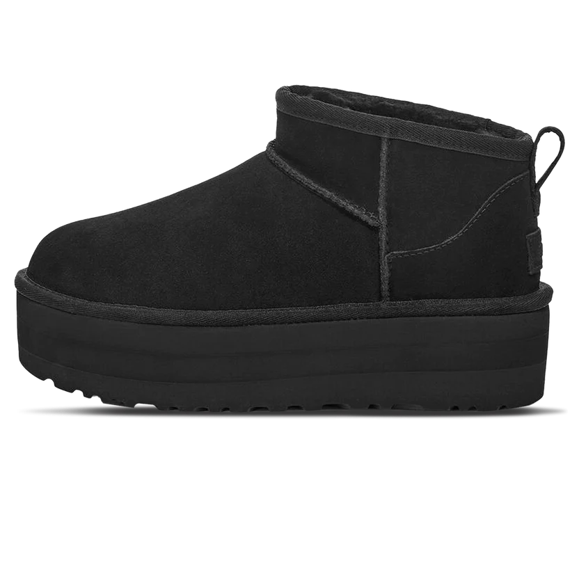 UGG CLASSIC ULTRA MINI PLATFORM BLACK (W)