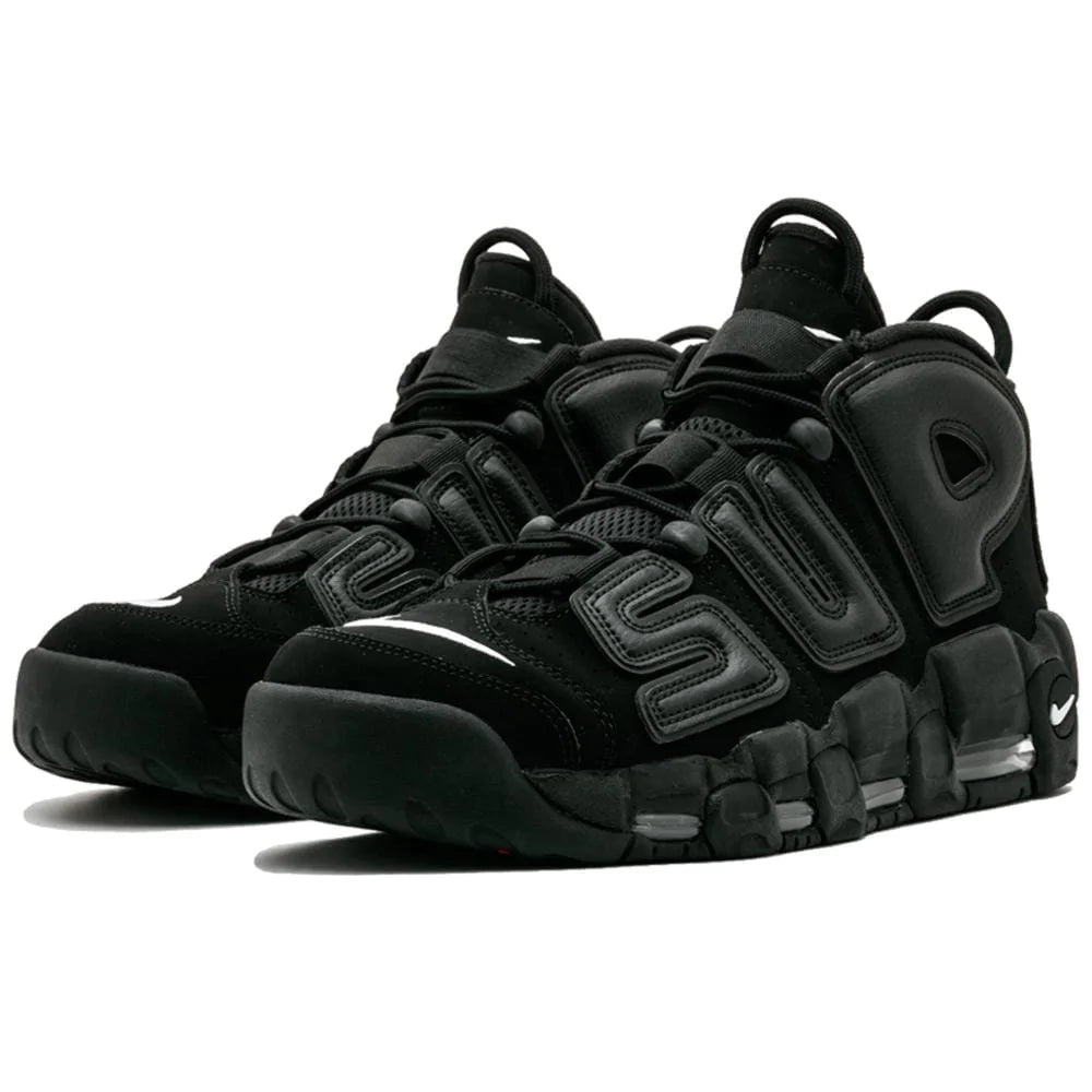 SUPREME X NIKE AIR MORE UPTEMPO &quot;BLACK&quot;