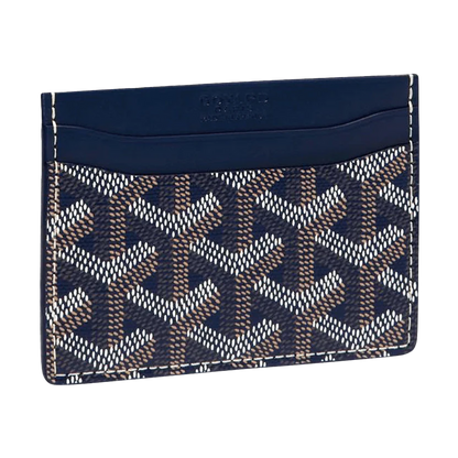 GOYARD SAINT SULPICE NAVY BLUE CARD HOLDER