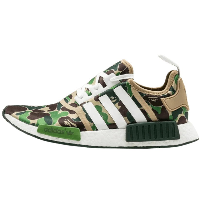 BAPE X ADIDAS NMD_R1 GREEN CAMO