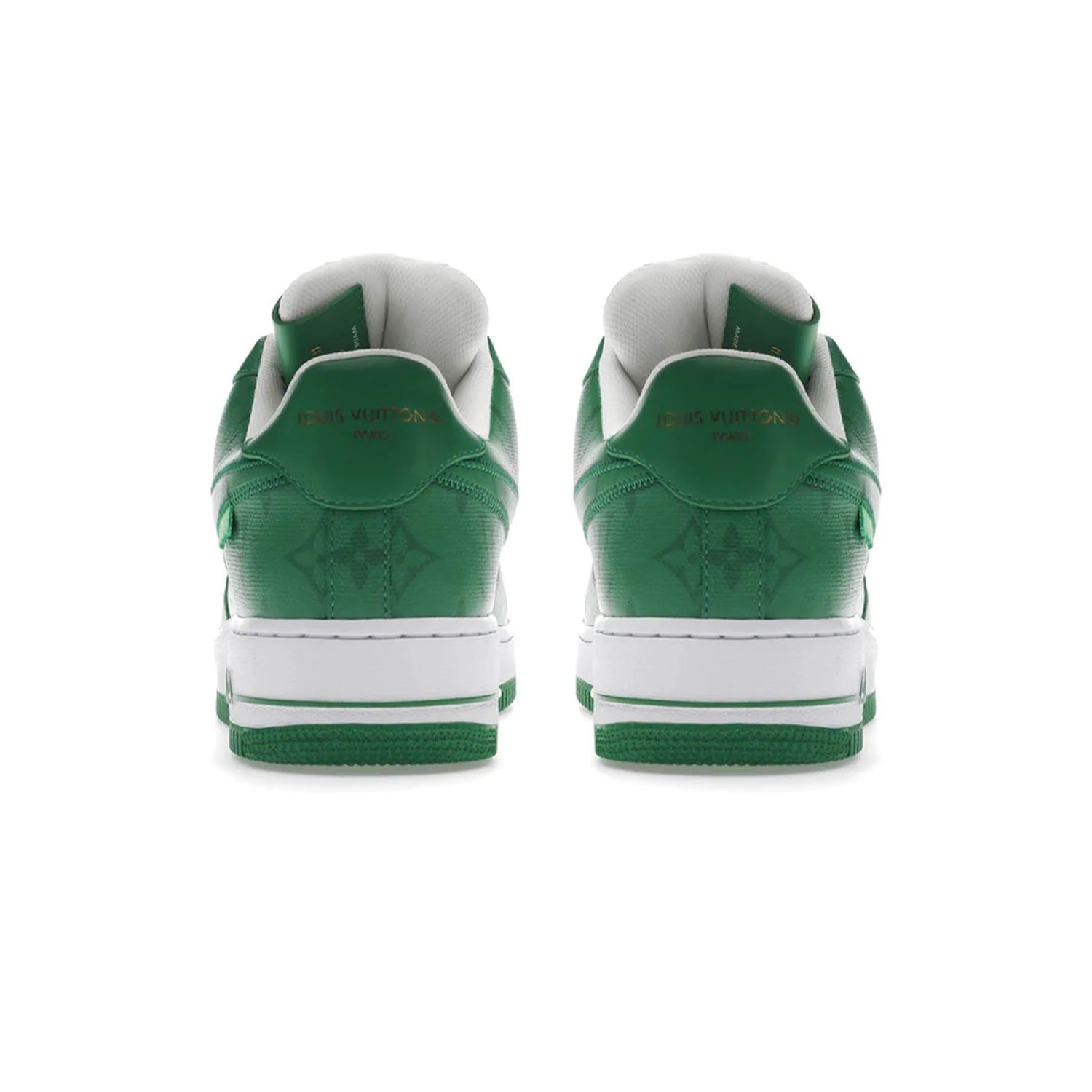 LOUIS VUITTON NIKE AIR FORCE 1 LOW BY VIRGIL ABLOH WHITE GREEN