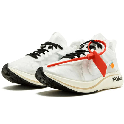 OFF-WHITE X NIKE ZOOM FLY ‘WHITE-WHITE MUSLIN