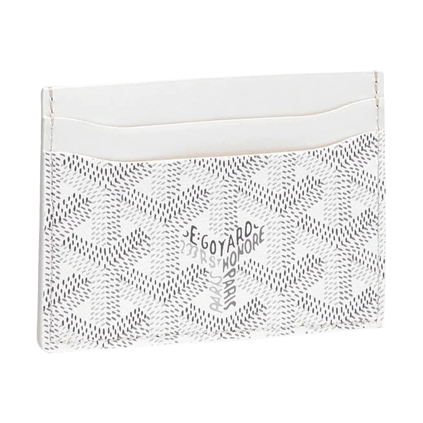 GOYARD SAINT SULPICE WHITE CARD HOLDER