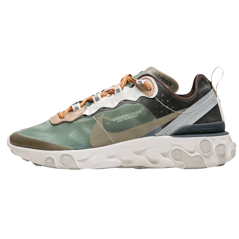 UNDERCOVER X NIKE REACT ELEMENT 87 GREEN BLACK